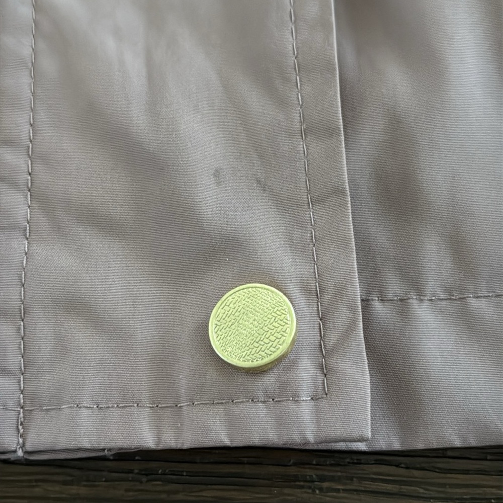 Cole Haan Mauve Packable Hooded Anorack Rain Jacket Small - Picture 10 of 12